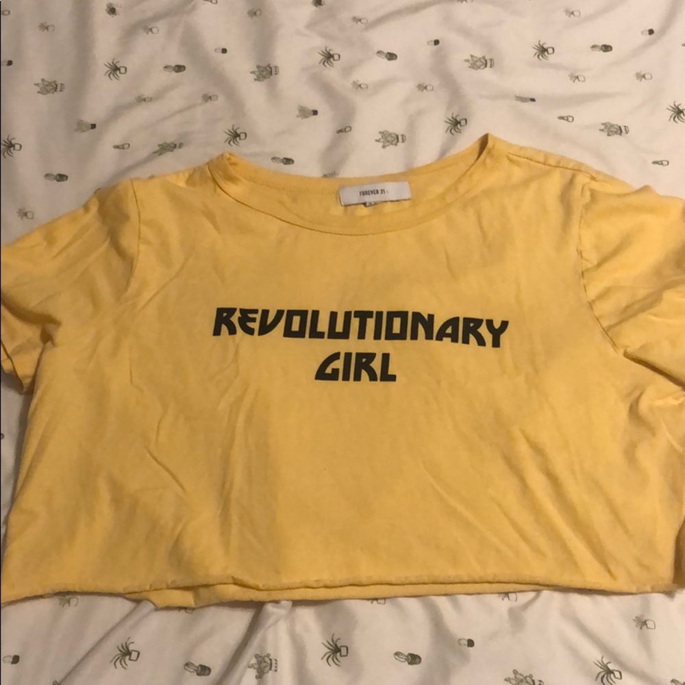 Cut crop top